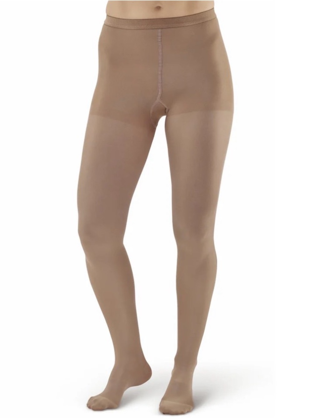 Ames Walker brand new 20-30 mmHg microfiber opaque closed toe pantyhose
